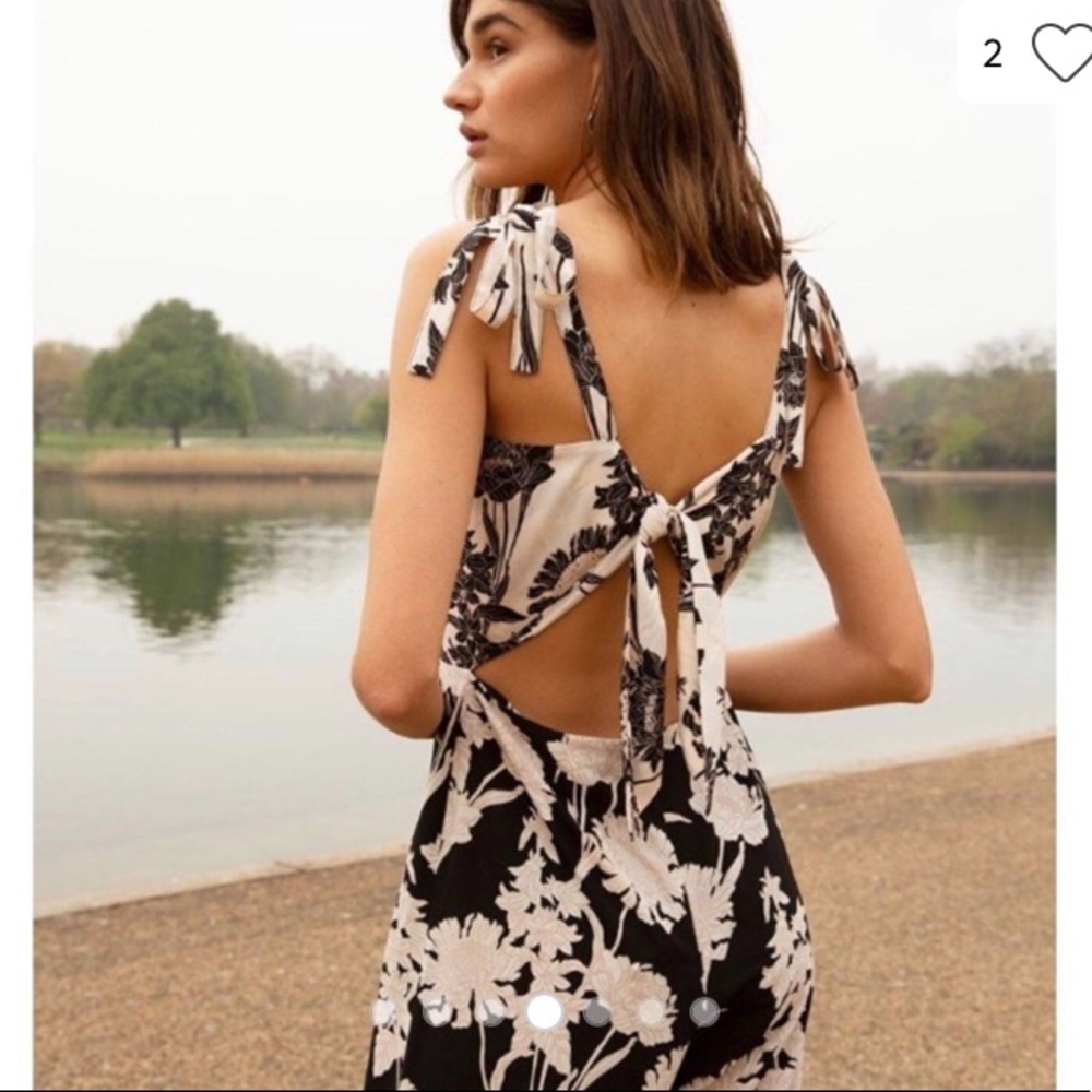 Topshop floral Jumpsuit